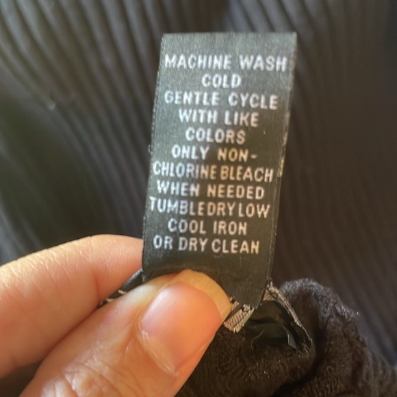 INC Stretch Black Turtleneck Sweater. Size Medium. - Picture 7 of 7